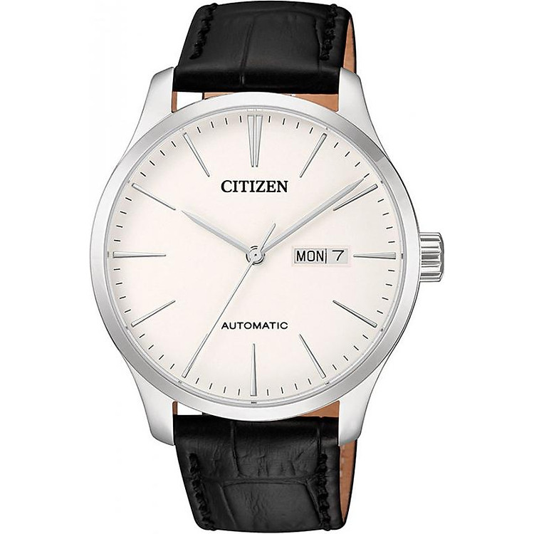 Đồng Hồ Nam Citizen Dây Da NH8350-08B - Mặt Trắng
