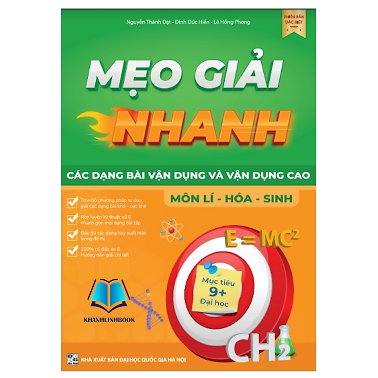 Mẹo Giải Nhanh Các Dạng Bài Vận Dụng Và Vận Dụng Cao Môn Lí – Hóa – Sinh (HM)