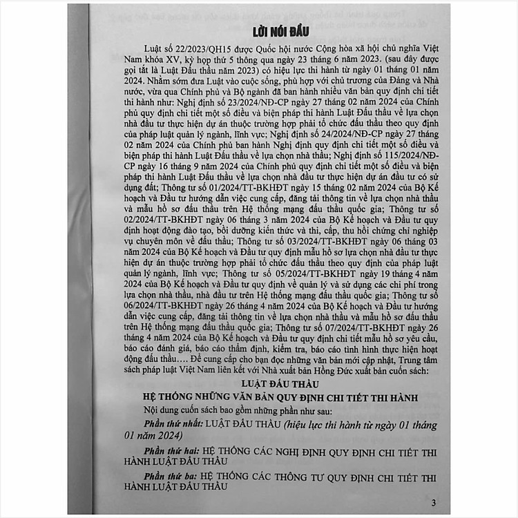 Luật Đấu Thầu – Hệ Thống Những Văn Bản Quy Định Chi Tiết Thi Hành (V2474T) - Ảnh 4