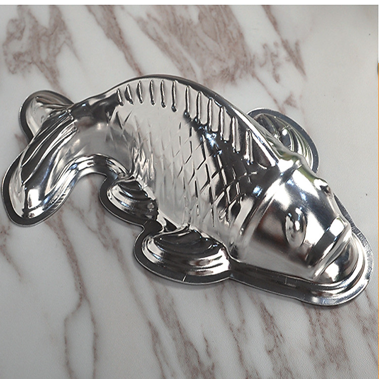 Khuôn inox làm xôi, thạch rau câu, làm bánh... hình cá chép size nhỏ GS00432