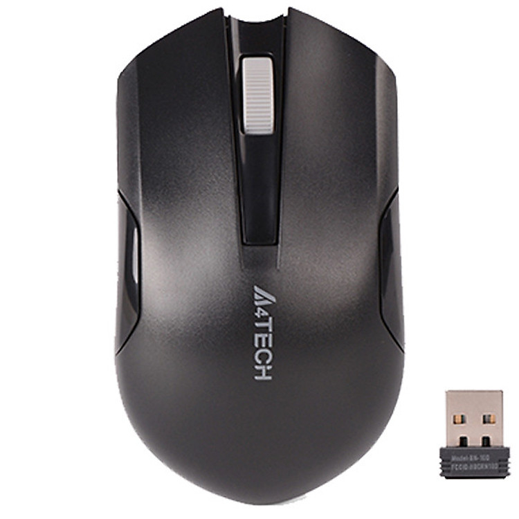 Chuột Không Dây A4Tech G3-200NS 1000 DPI Silent Wireless 2.5GHz - Hàng Chính Hãng