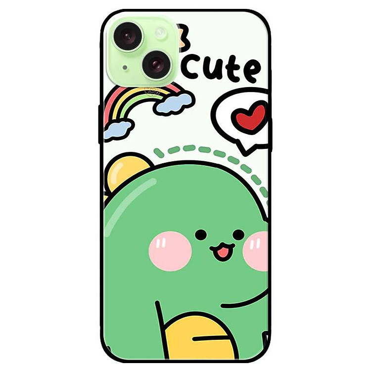 Ốp lưng dành cho Iphone 15 - Iphone 15 Plus - Iphone 15 Pro - Iphone 15 Pro Max - Khủng Long Cute Tim - Hàng Chính Hãng