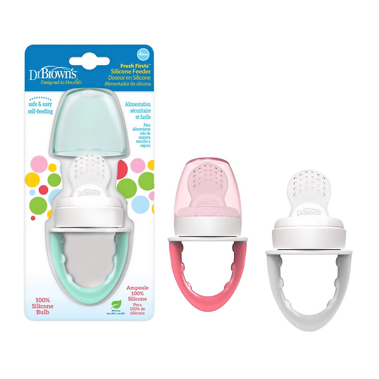 Mua tại Tiki: Túi nhai chống hóc Dr.Brown's TF005-Hồng Chính hãng, giá tốt