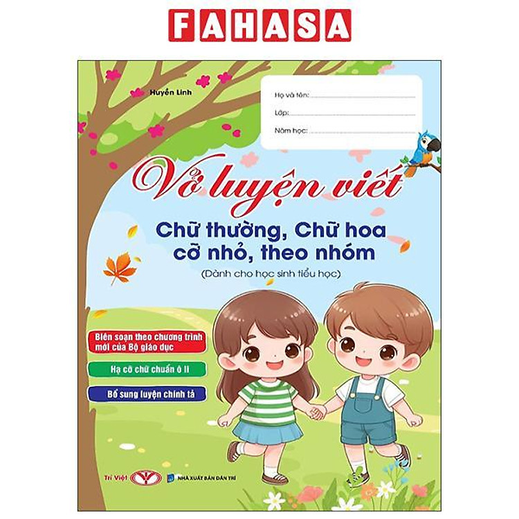 Vở Luyện Viết Chữ Thường, Chữ Hoa Cỡ Nhỏ, Theo Nhóm