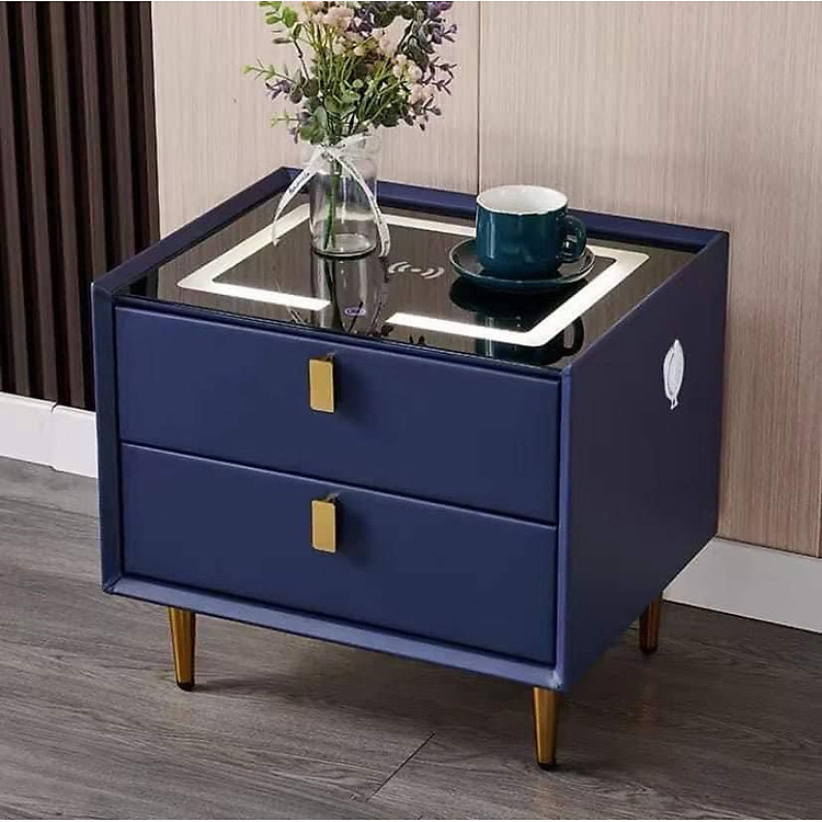 Tủ đầu giường Juno Sofa có sạc hiện đại nhất