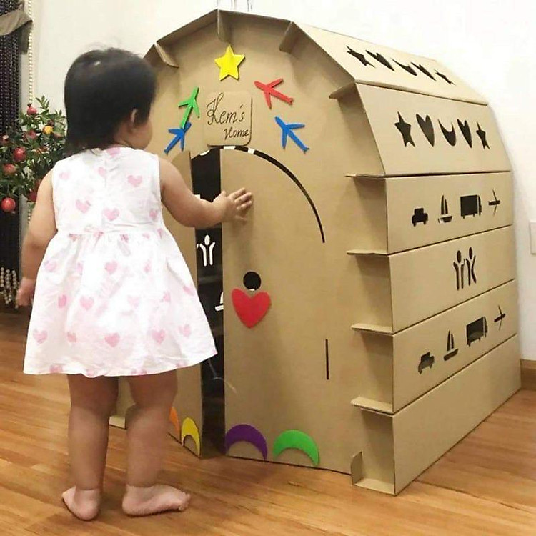 Tìm mua tại Avakids: Nhà bìa lắp ráp cho bé Mai Mai - Ngập tràn khuyến mãi