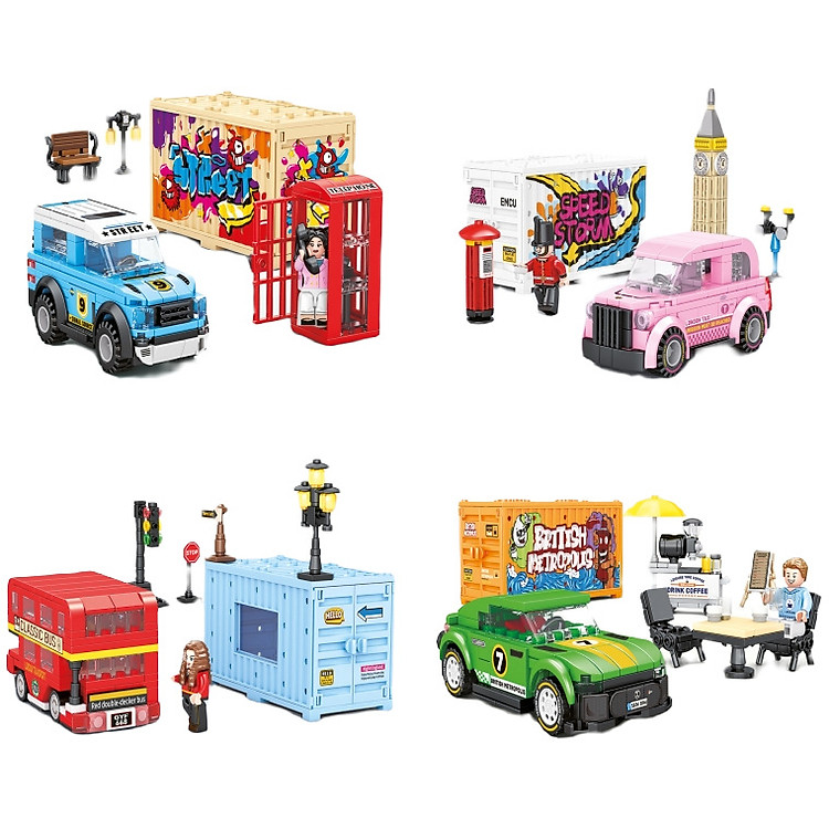 Combo Đồ Chơi Lắp Ráp Đường Phố Chính hãng Tiết kiệm - Hình ảnh 5