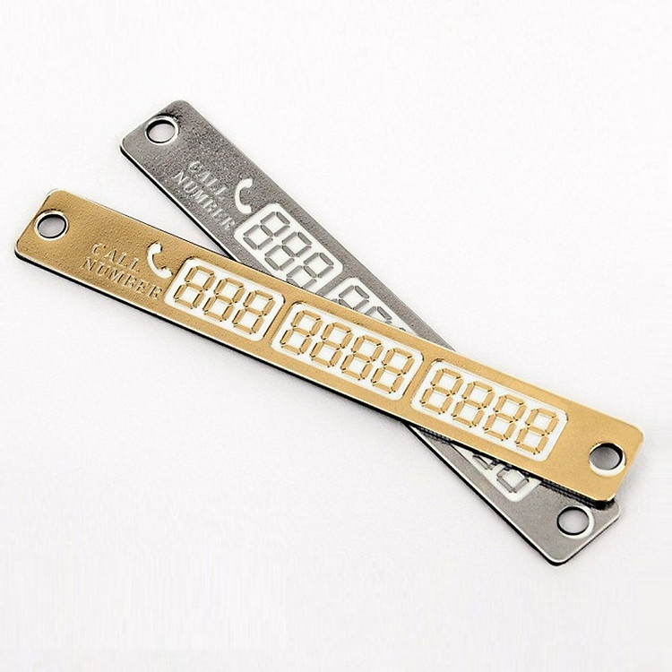 Bảng Số điện thoại chủ xe khi đỗ ô tô ngoài đường (số điện tử, có dạ quang)
