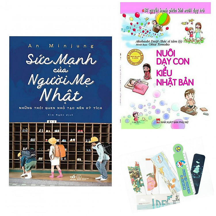 Combo Sức Mạnh Của Người Mẹ Nhật + Nuôi Dạy Con Kiểu Nhật Bản - Tặng Kèm Bookmark PĐ