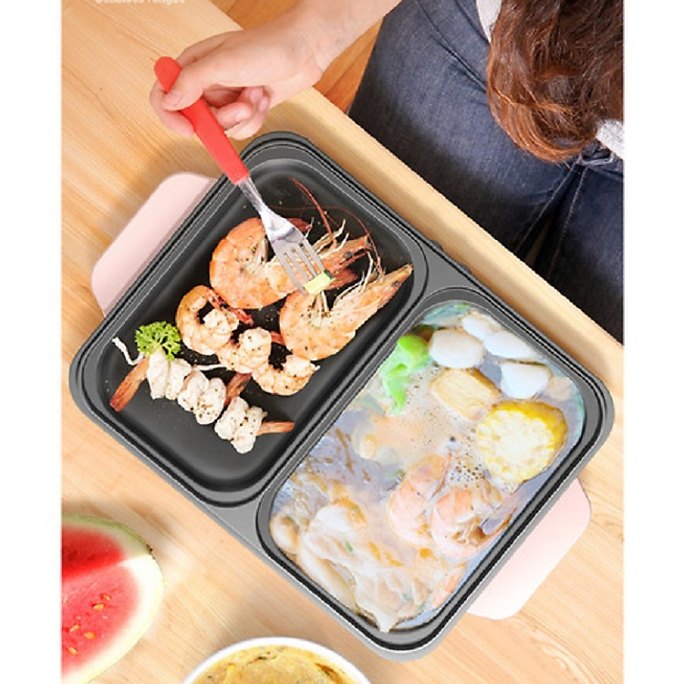 BẾP ĐIỆN LẨU NƯỚNG 2 TRONG 1TIỆN LỢI-MÀU NGẪU NHIÊN