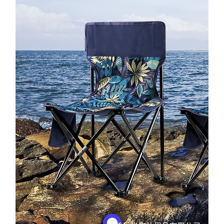 Ghế câu cá, dã ngoại, có túi bến hông gấp gọn tiện dụng