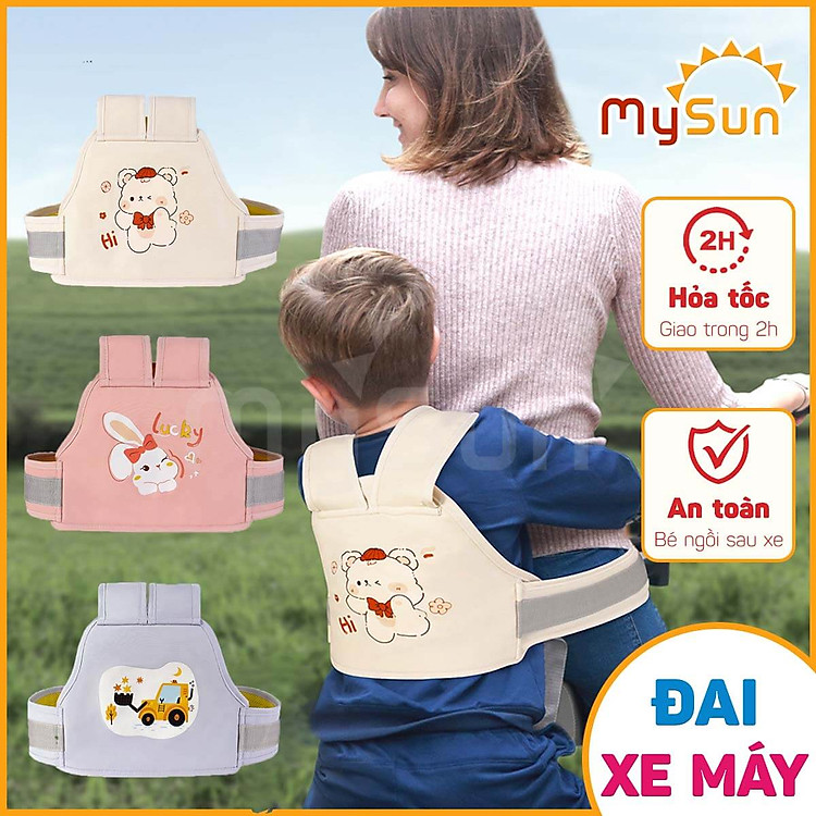 Mua Đai ngồi xe máy an toàn cho bé Chính hãng Tiết kiệm - Hình ảnh 3