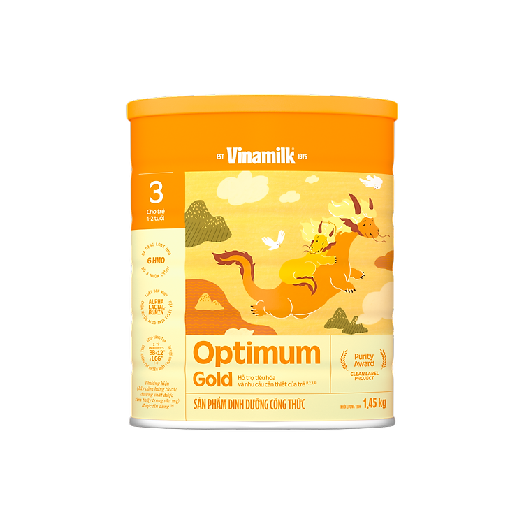 Sữa Bột Optimum Gold 3 1450g Chính hãng Tiết kiệm