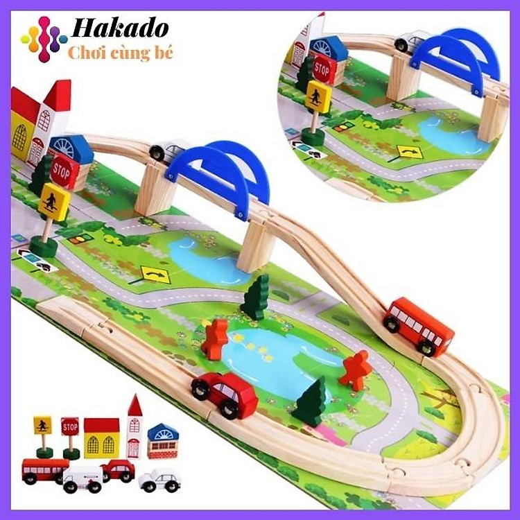 Mua tại Tiki: Đồ chơi xếp hình giao thông 40 chi tiết Chính hãng Ưu đãi