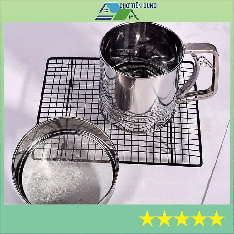 Rây Bột Siêu Mịn Tròn Inox Làm Bánh Cao Cấp Tiện Dụng - RAYBOT
