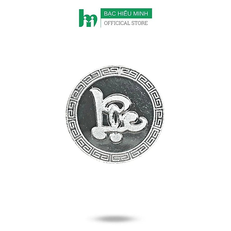 Đồng Xu Đánh Gió Nguyên Chất S999 Chữ Lộc