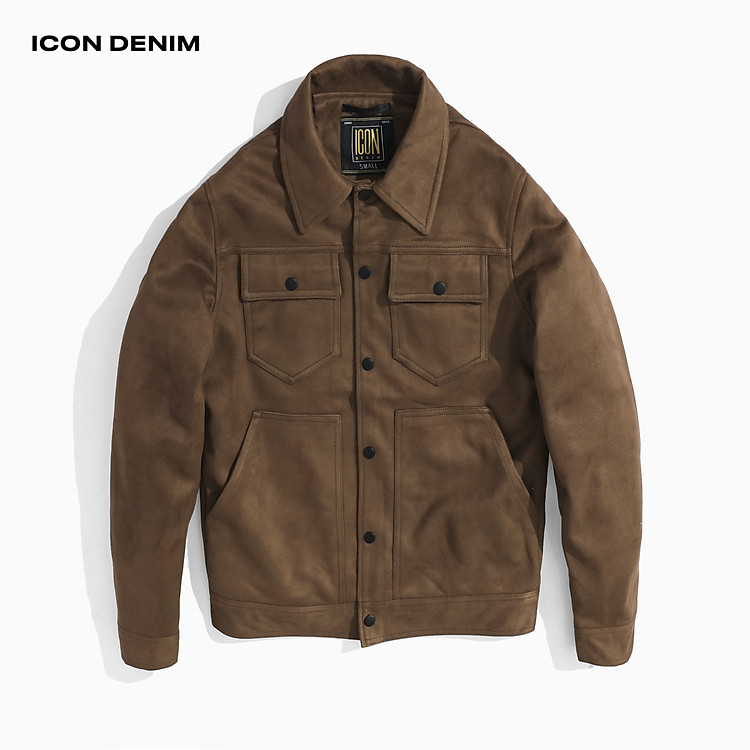 Áo Khoác Da Lộn Nam Western Design ICON DENIM