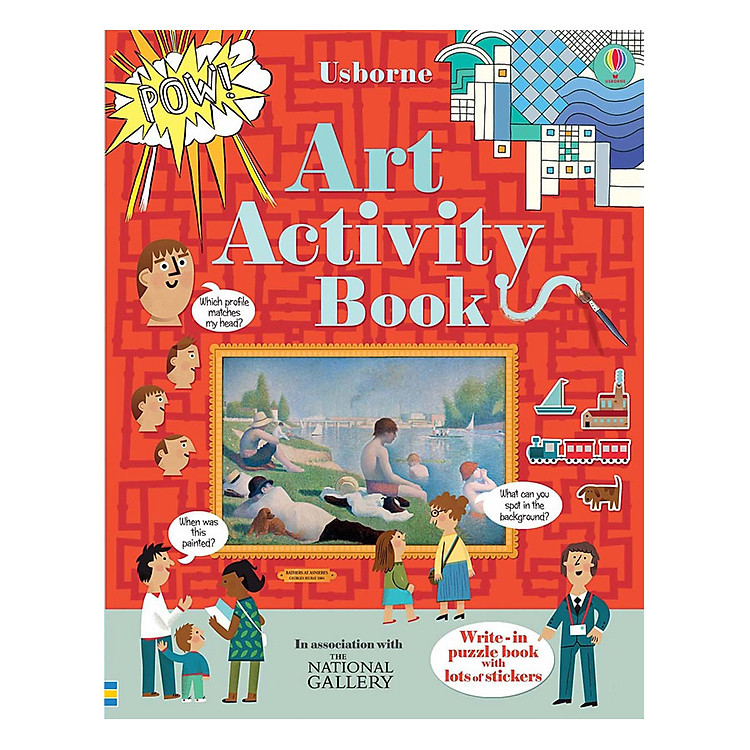 Sách Usborne Art Activity Book