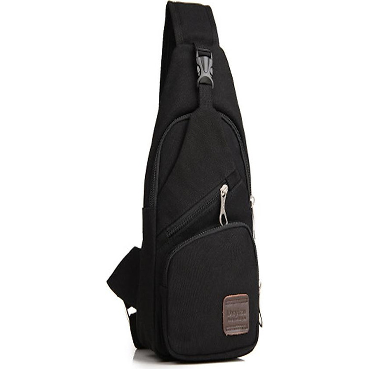 Túi đeo chéo nam màu đen DT16TI