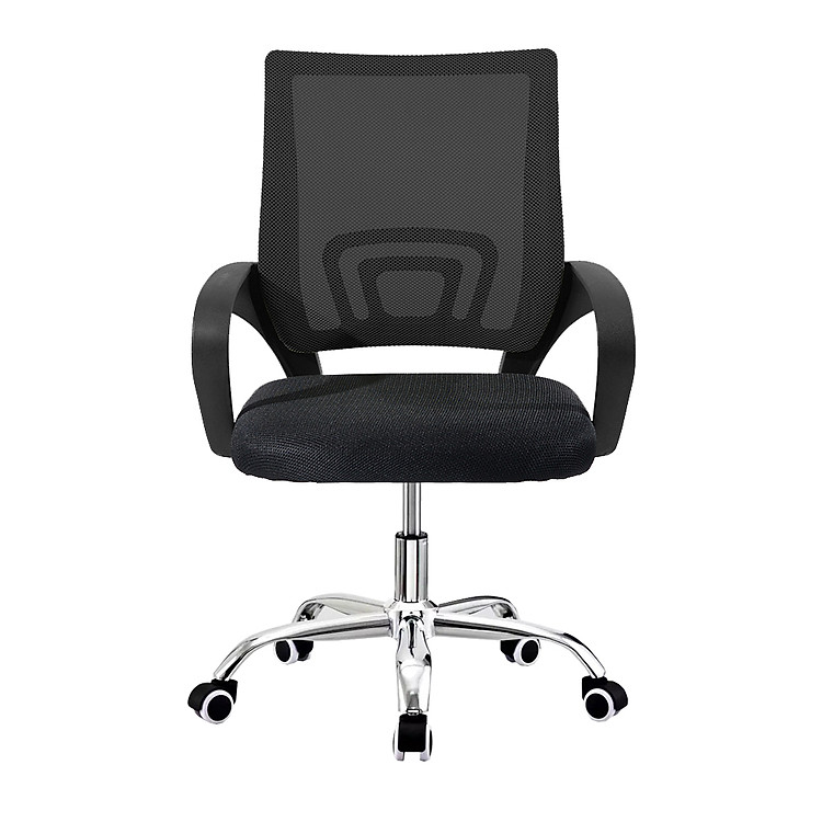 Ghế lưới văn phòng chân xoay 360 độ cao cấp mẫu mới 2020 model B101 màu đen (hàng nhập khẩu)