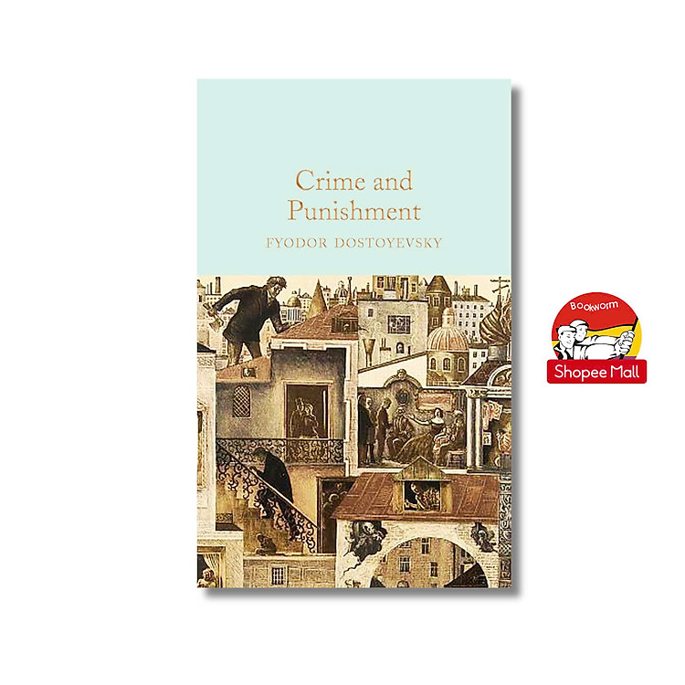 Sách - Crime and Punishment by Fyodor Dostoevsky: 96 - Nhập khẩu UK, bìa cứng, khổ pocket dát vàng