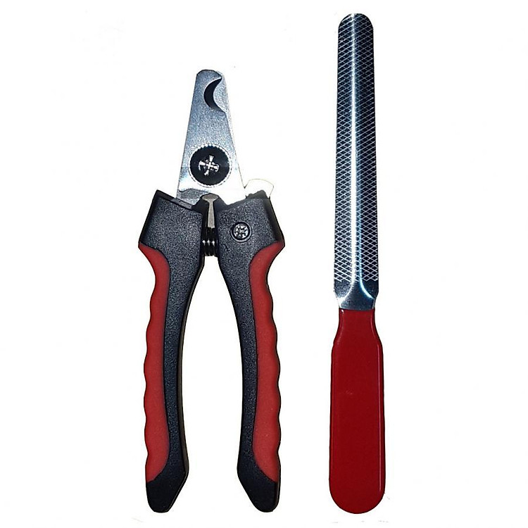 Kéo cắt móng có dũa móng cho chó mèo (màu giao ngẫu nhiên)