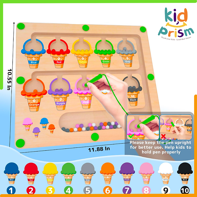 Bảng Ghép Montessori Que Kem Màu Sắc Chính hãng Tiết kiệm - Hình ảnh 3