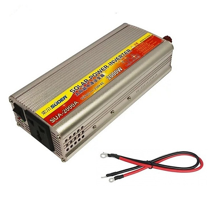 Bộ kích điện 12v lên 220v 2000w SUOER SUA-2000A - Hàng nhập khẩu