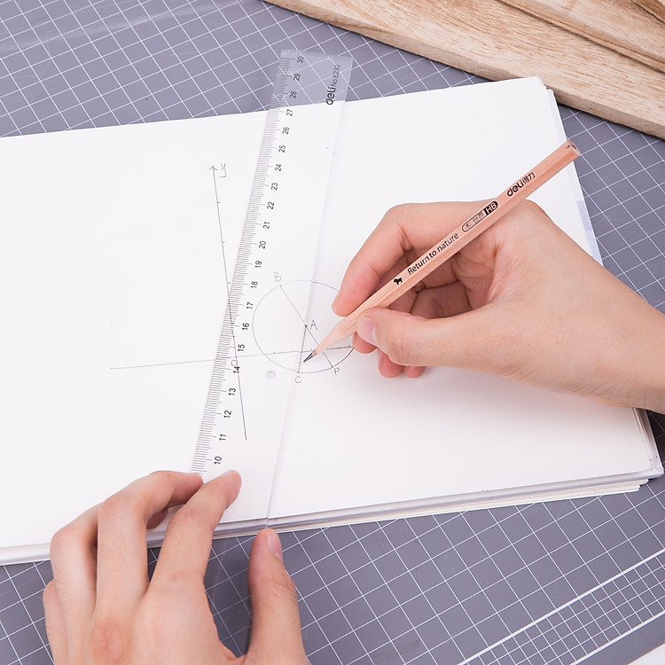 Thước Kẻ 30Cm Deli (2 chiếc) - Ảnh 4