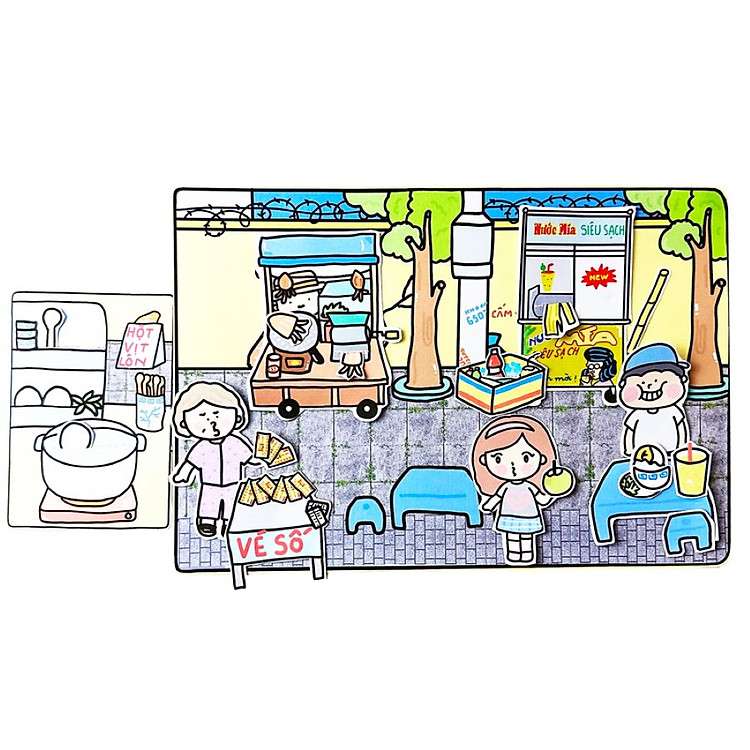 Bộ Tranh Tương Tác Cô Tiên Xanh Chính hãng Ưu đãi - Hình ảnh 5