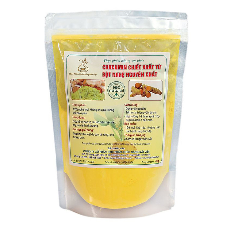Curcumin chiết xuất từ tinh nghệ gói 500gr