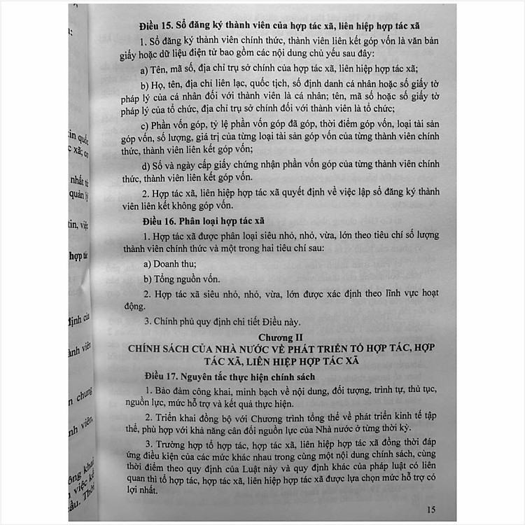 Luật Hợp Tác Xã – Hệ Thống Những Văn Bản Quy Định Chi Tiết Thi Hành (V2523T) - Ảnh 5