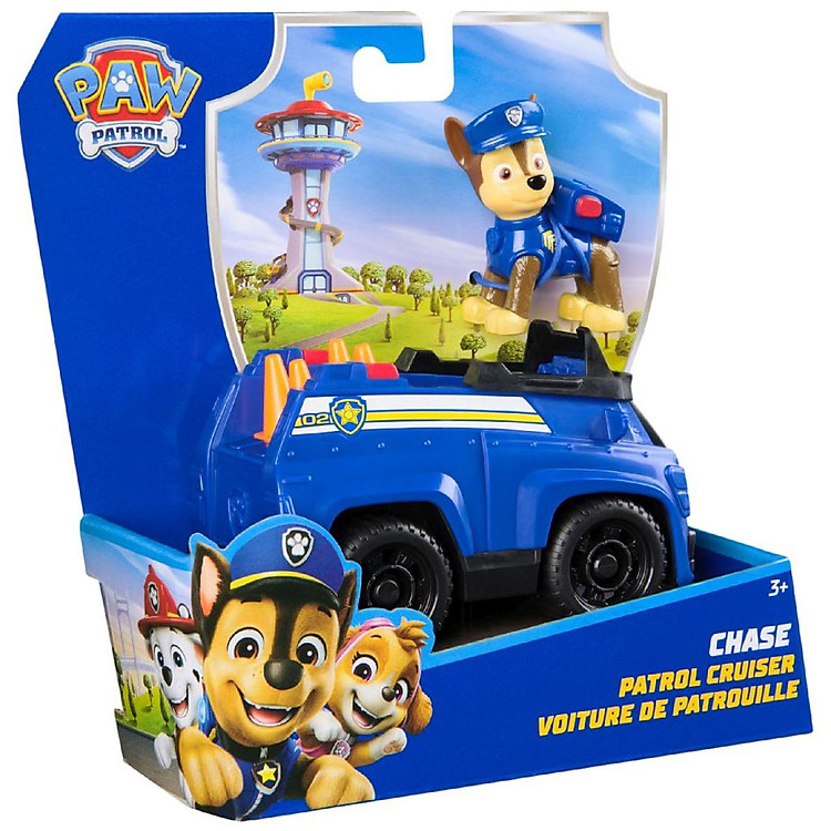Đồ Chơi Xe Cứu Hộ Paw Patrol - Chase Chính hãng Tiết kiệm - Hình ảnh 3
