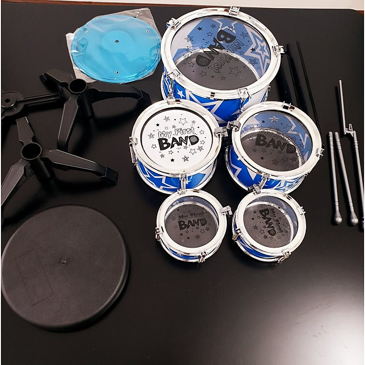 Bộ đồ chơi trống kèm ghế cho bé Chính hãng Giá tốt - Hình ảnh 2