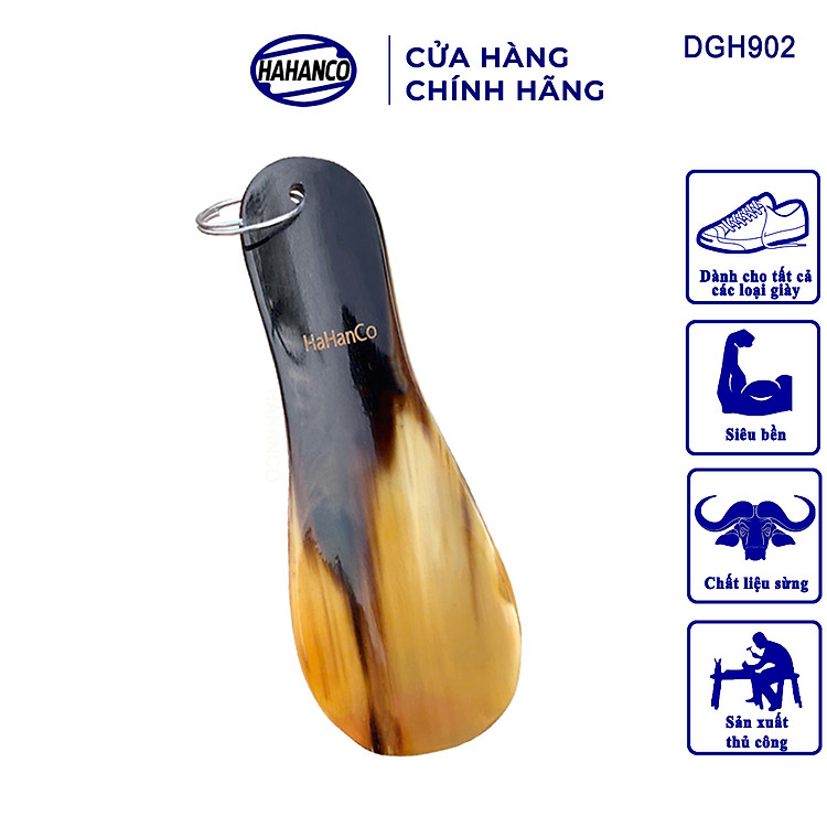 COMBO 2 chiếc Đón gót giày bằng sừng nhỏ gọn, làm móc khóa hoặc để túi (DGH902) Cho giày Nam & Nữ