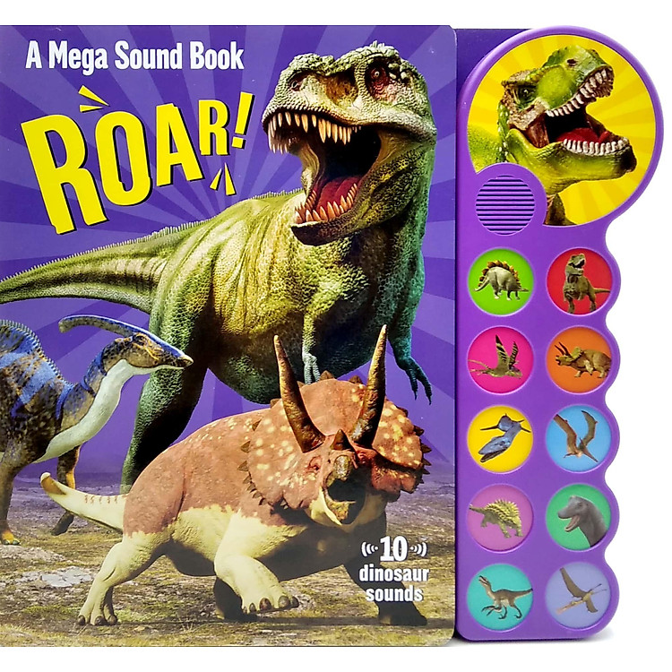 A Mega Sound Book: Roar! 10-Button Sound Book - Ảnh 2