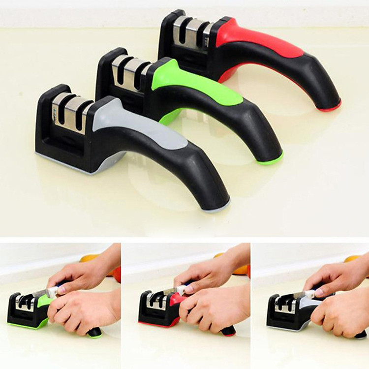 Dụng Cụ Máy Mài Dao 3 Lưỡi Cầm Tay Bằng Thép Siêu Bền