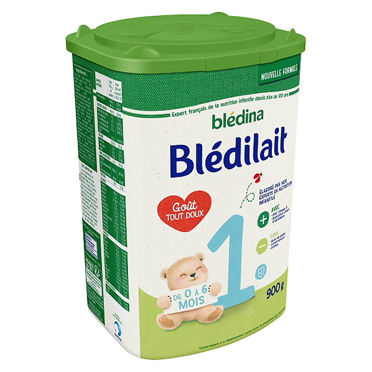 Sữa bột Bledina Bledilait số 1 – 900g (Từ 0-6 tháng)