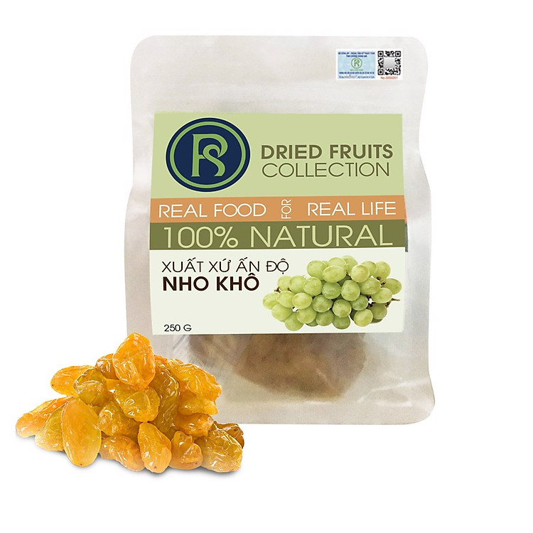 Túi Nho Khô Vàng REAL FOOD STORE