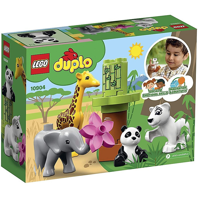 Mua Bộ 4 Thú Cưng Hoang Dã LEGO DUPLO Chính hãng Tiết kiệm - Hình ảnh 5
