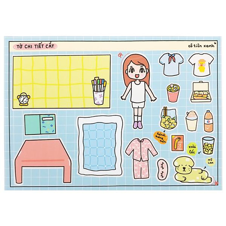 Bộ Tranh Tương Tác Cô Tiên Xanh Chính hãng Giá tốt