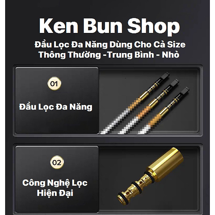 Đầu Lọc Thuốc Lá Công Nghệ Kép Nhật Bản (Nhiều lần sử dụng) - Ảnh 4