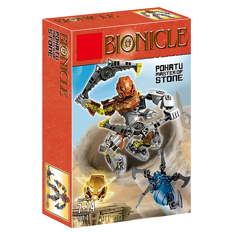 Mô hình Lego Bionicle 707-2 Pohatu Stone - Đại diện sức mạnh từ Đá