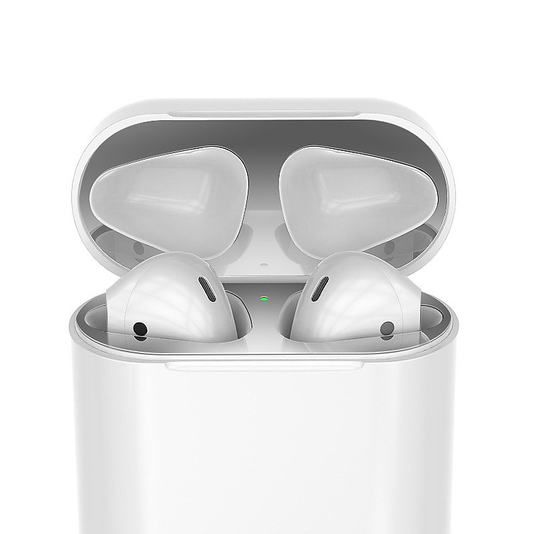 Miếng Dán Kim Loại Mỏng Chống Bụi Cho Case Airpods 1/ Airpods 2