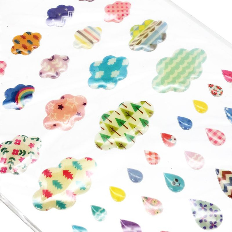 Sticker Mây, Giọt Nước Và Cây - APLI 14605 - Ảnh 4