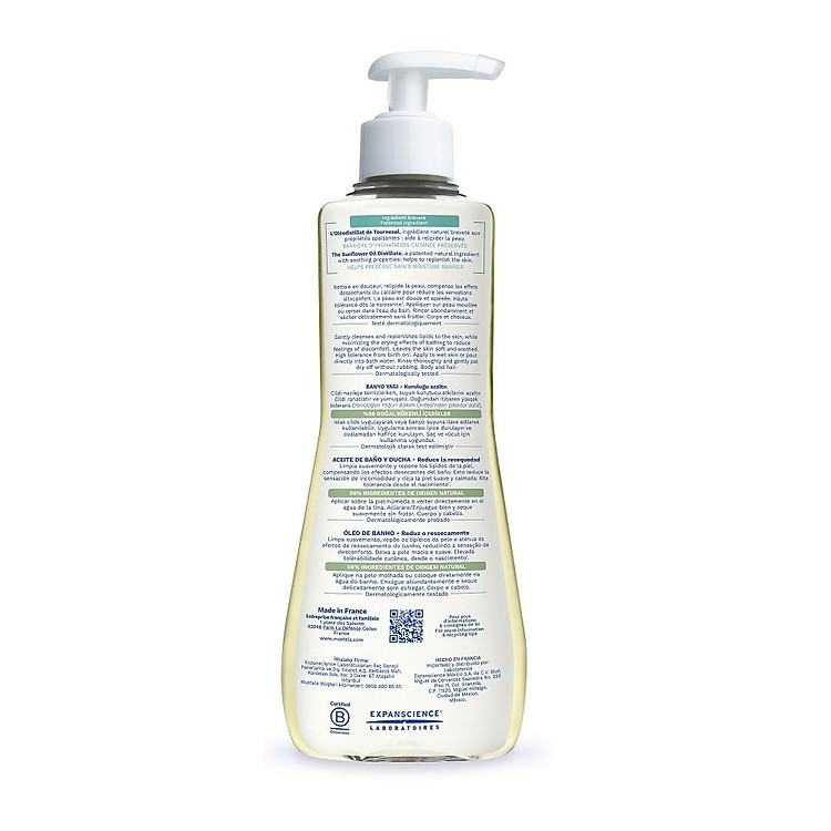 Dầu tắm gội Mustela cho trẻ sơ sinh Chính hãng Tiết kiệm - Hình ảnh 2