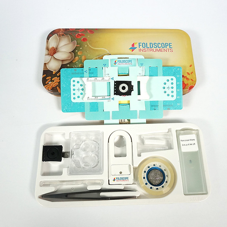 Kính Hiển Vi Giấy Foldscope phiên bản Deluxe (full phụ kiện) - Hàng chính hãng