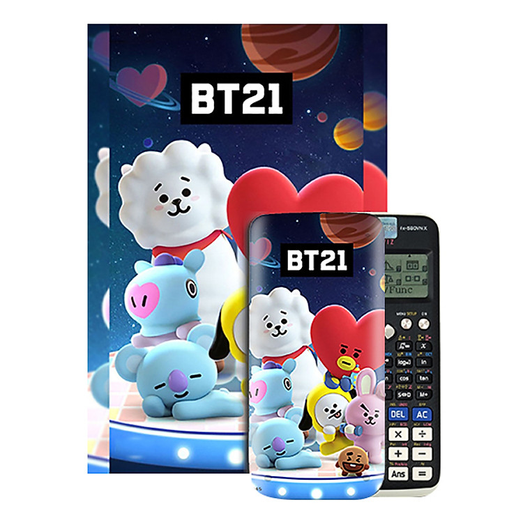 Decal Trang Trí Máy Tính Casio/Vinacal Fan Bts FBT-045