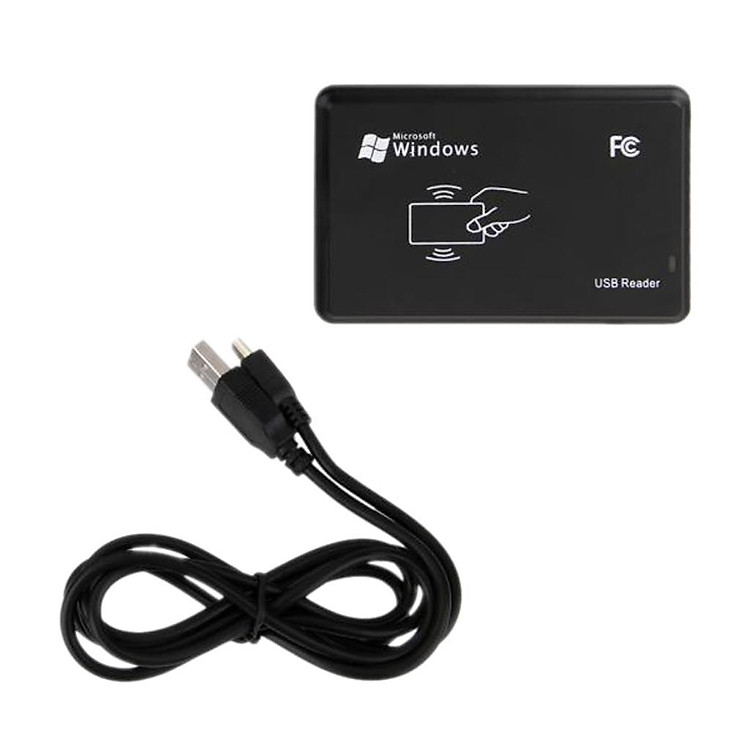 2 Piece USB RFID Proximity Card Reader Smart Sensor 125Khz RFID Support EM4100 EM4102 TK4100 Cards