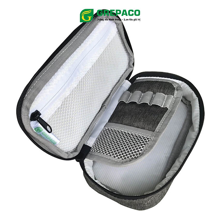 Hộp Đựng Bút Đa Năng Grepaco Bằng Vải Bố Canvas - Ảnh 3